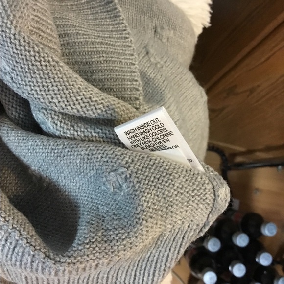 Vylette Bauble stitch heather gray sweater jrs. XXL NWT - Picture 10 of 14